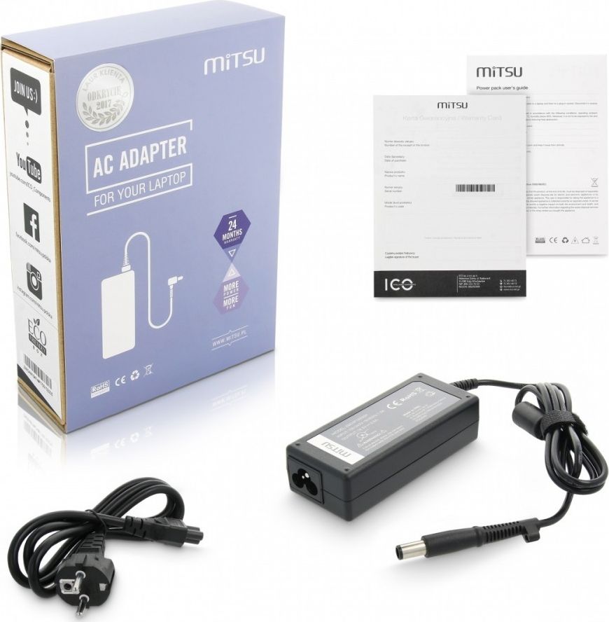 Zasilacz do laptopa Mitsu 65 W
