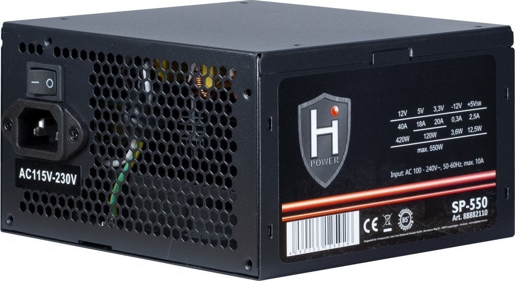 Zasilacz Inter-Tech HiPower SP-550 550W (88882110)