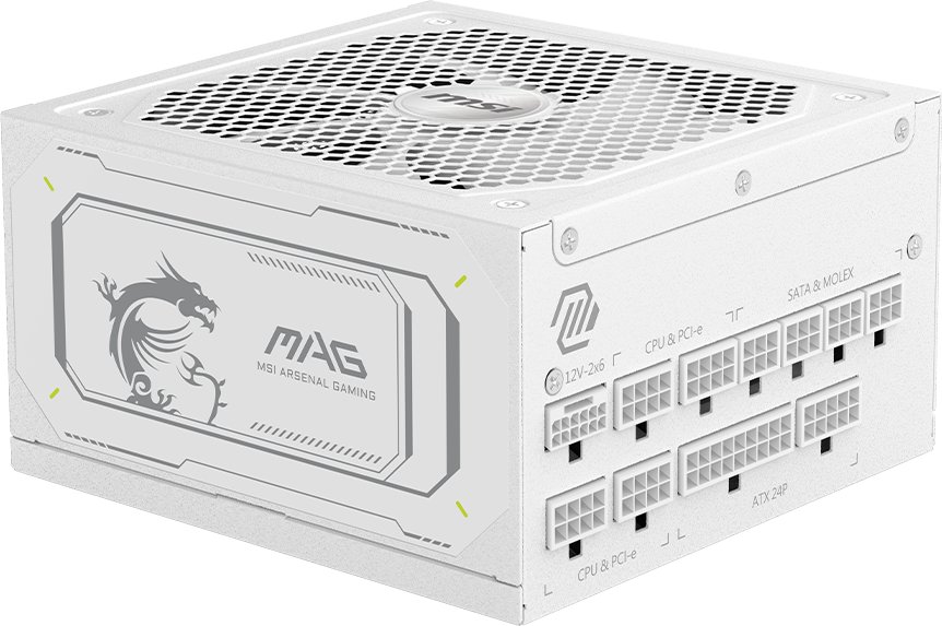 Zasilacz MSI MAG A1000GL PCIE5 White