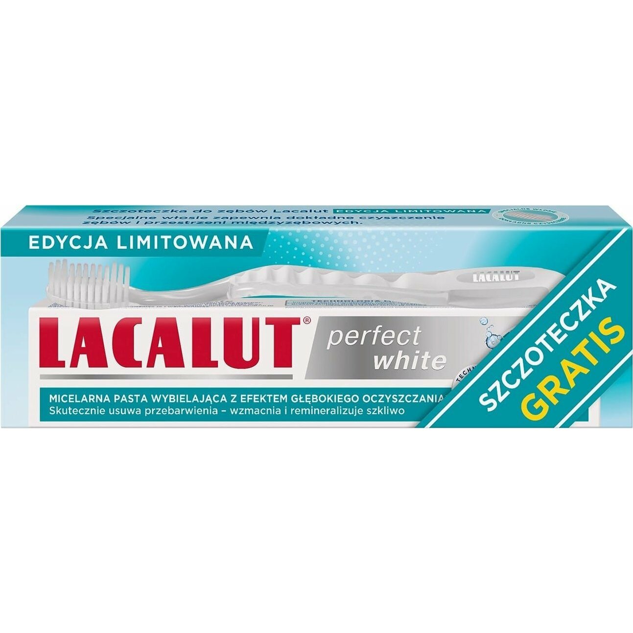Zdrovit LACALUT Perfect White Pasta do