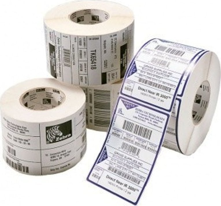 ZEBRA LABEL, PAPER, 102X152MM; THERMAL TRANSFER