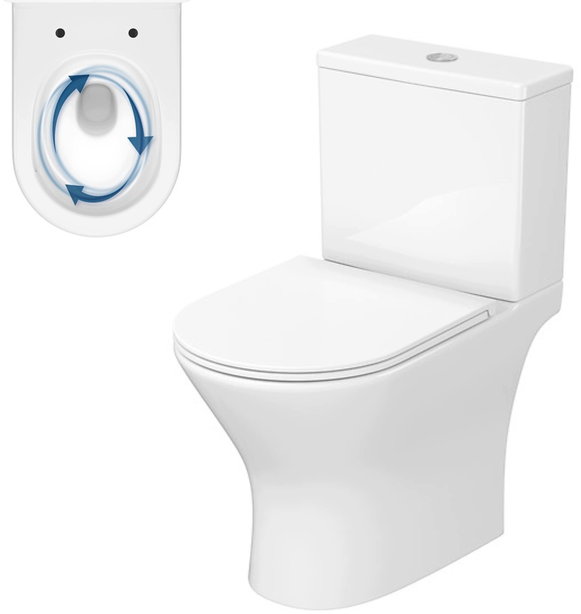 WC Cersanit Kompakt 934 SBTW TAKO