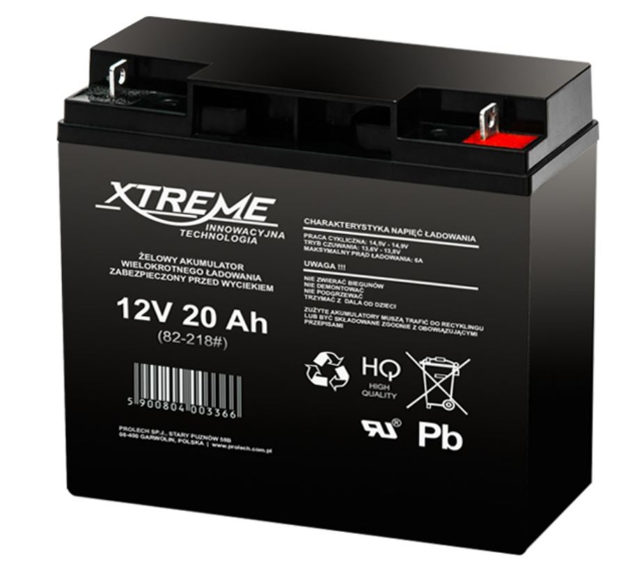 Xtreme  12V/20Ah (82-218#) | 82-218#  |