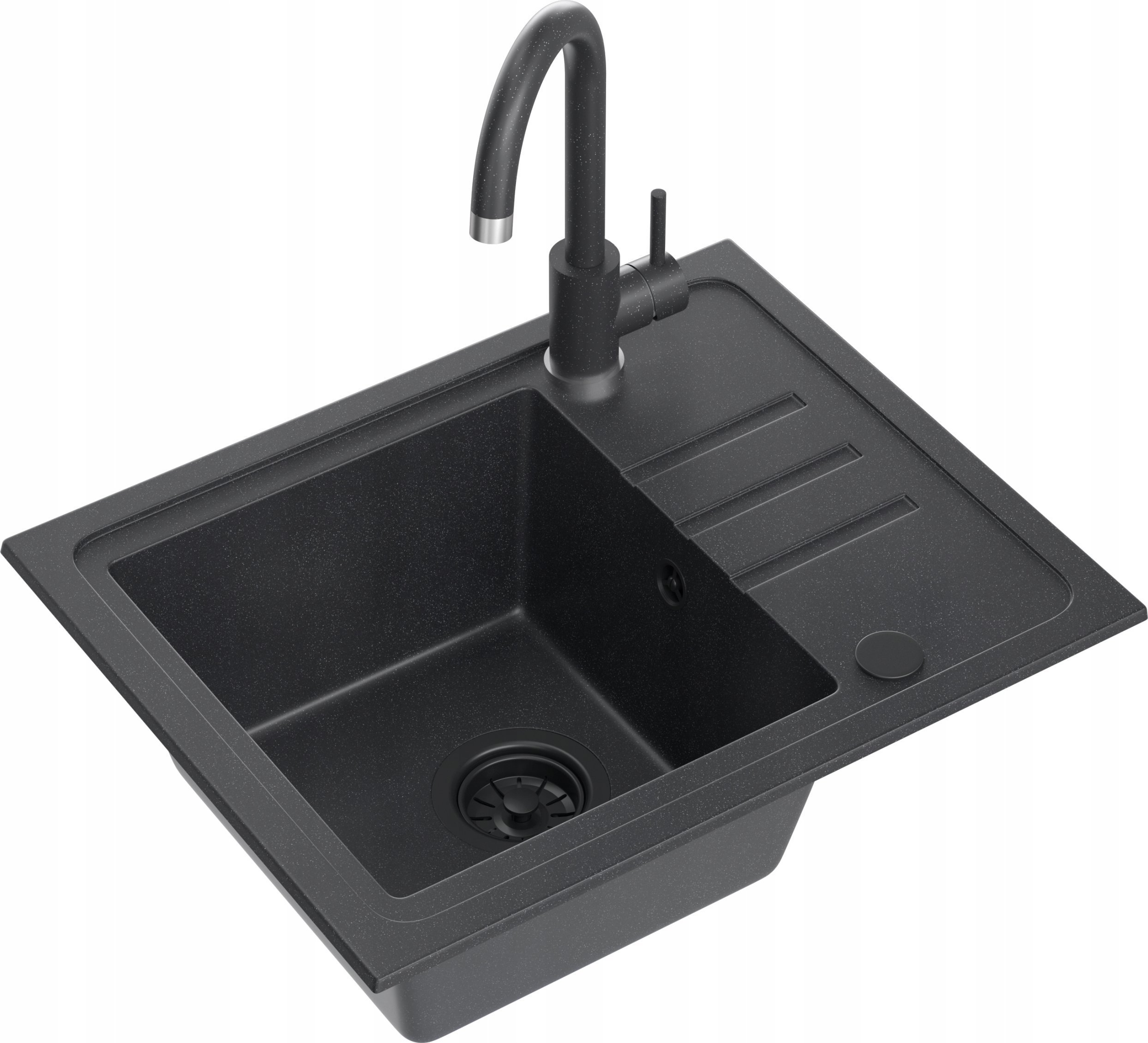 Quadron BEN 116 granitowy Black  syfonem