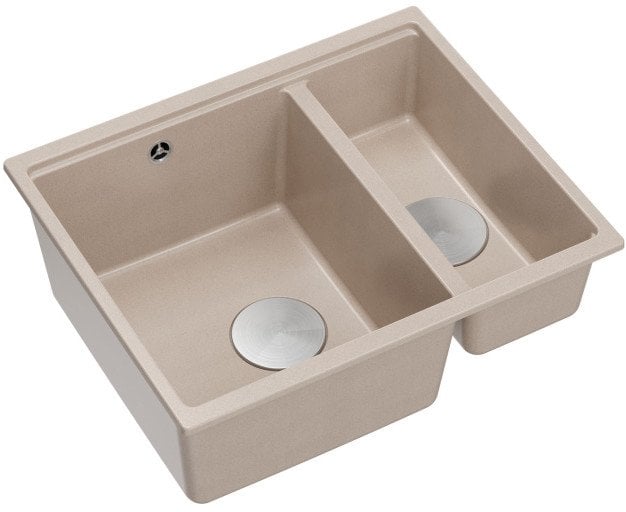 GraniteQ LOGAN 150 zlewozmywak pearl beige
