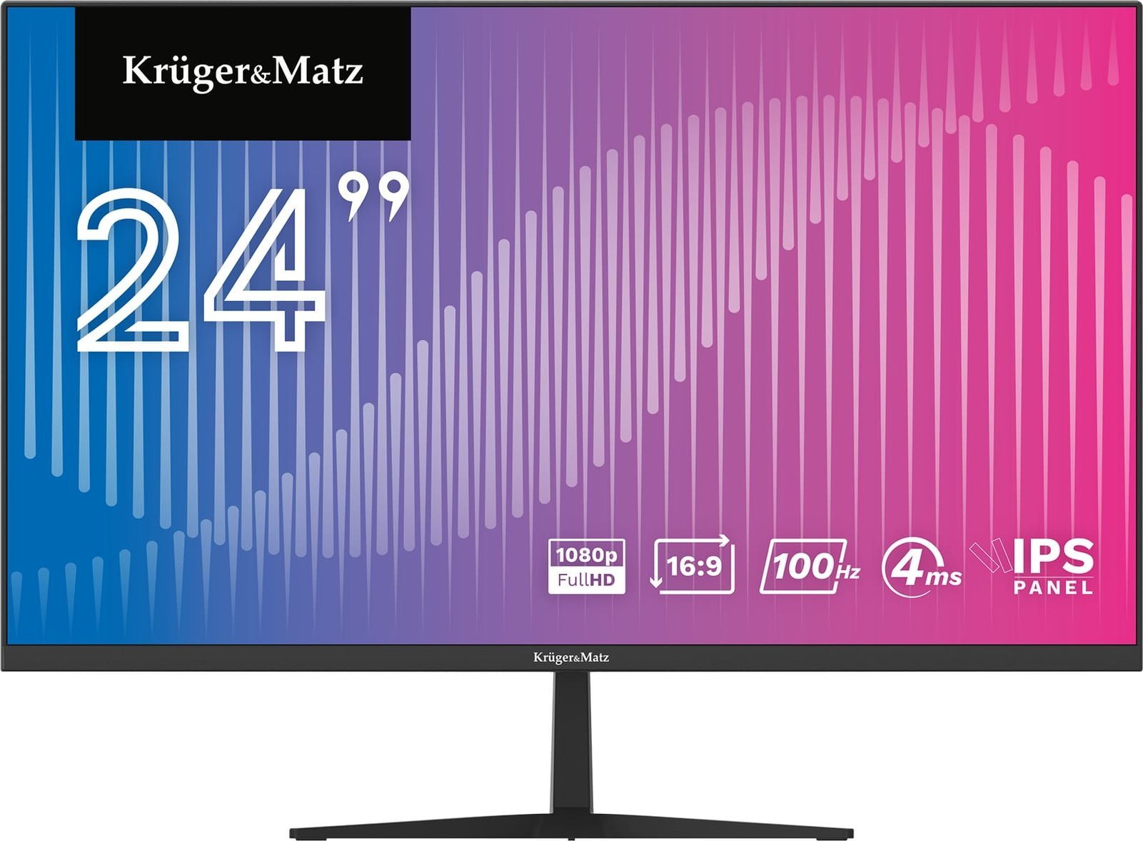 KRUGER & MATZ Monitor LED bezramkowy