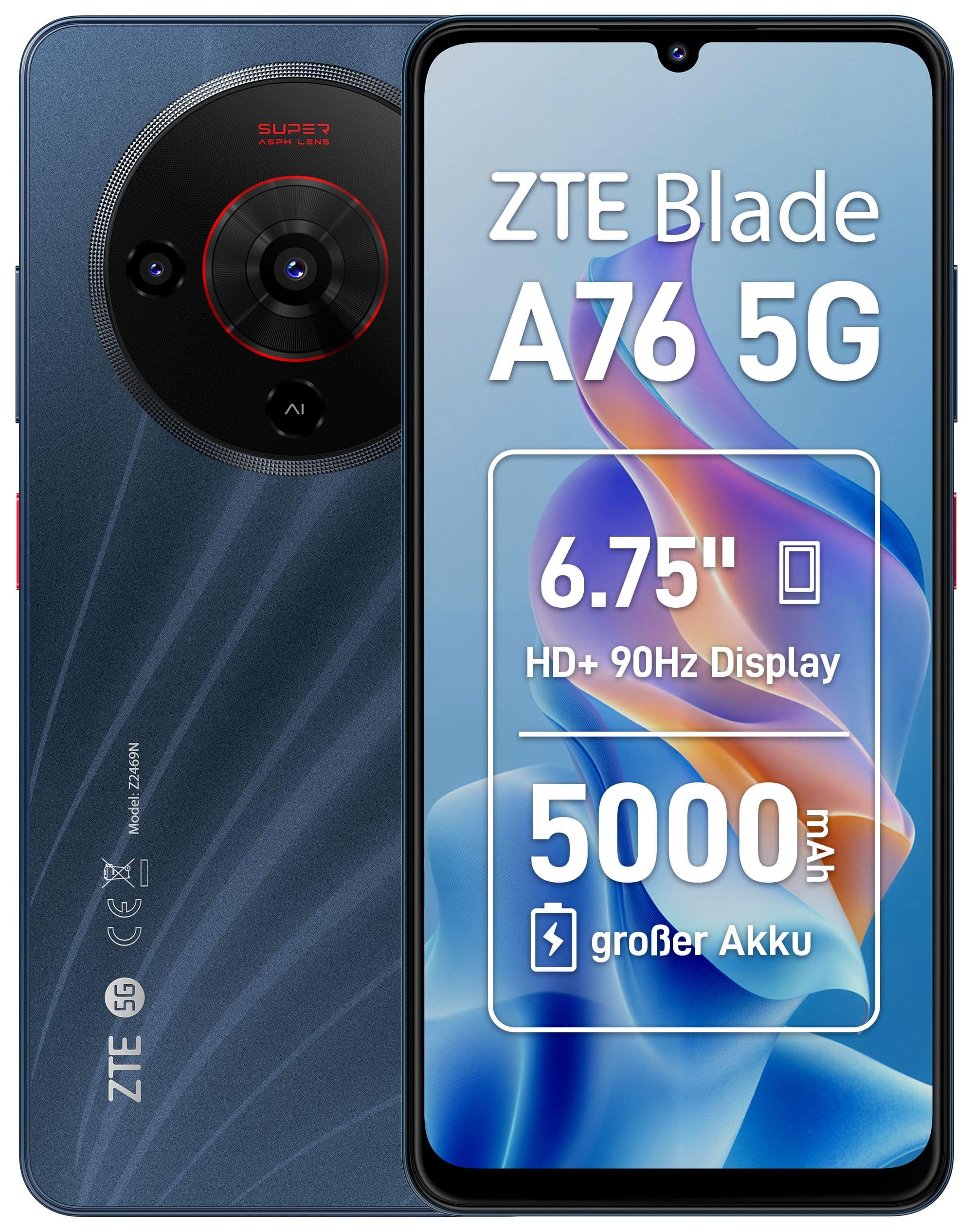 ZTE Viedtālrunis ZTE Blade A76 5G